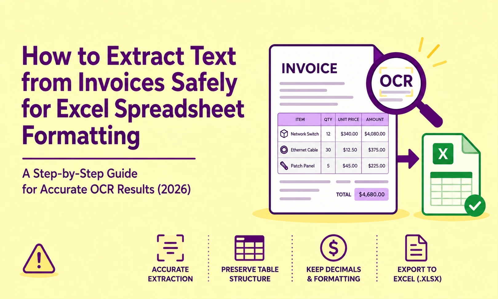 How to Extract Text from Invoices Safely | PictureText