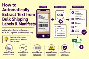 How to Automatically Extract Text from Bulk Shipping Labels &amp; Manifests | PictureText